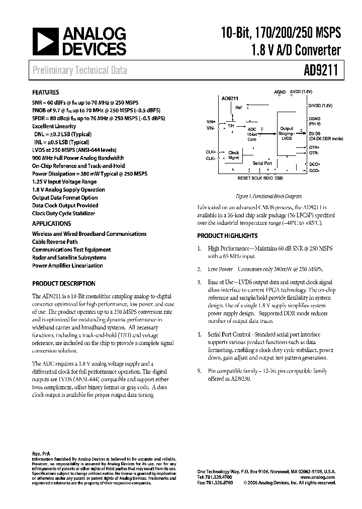 AD9211-170EB_554294.PDF Datasheet
