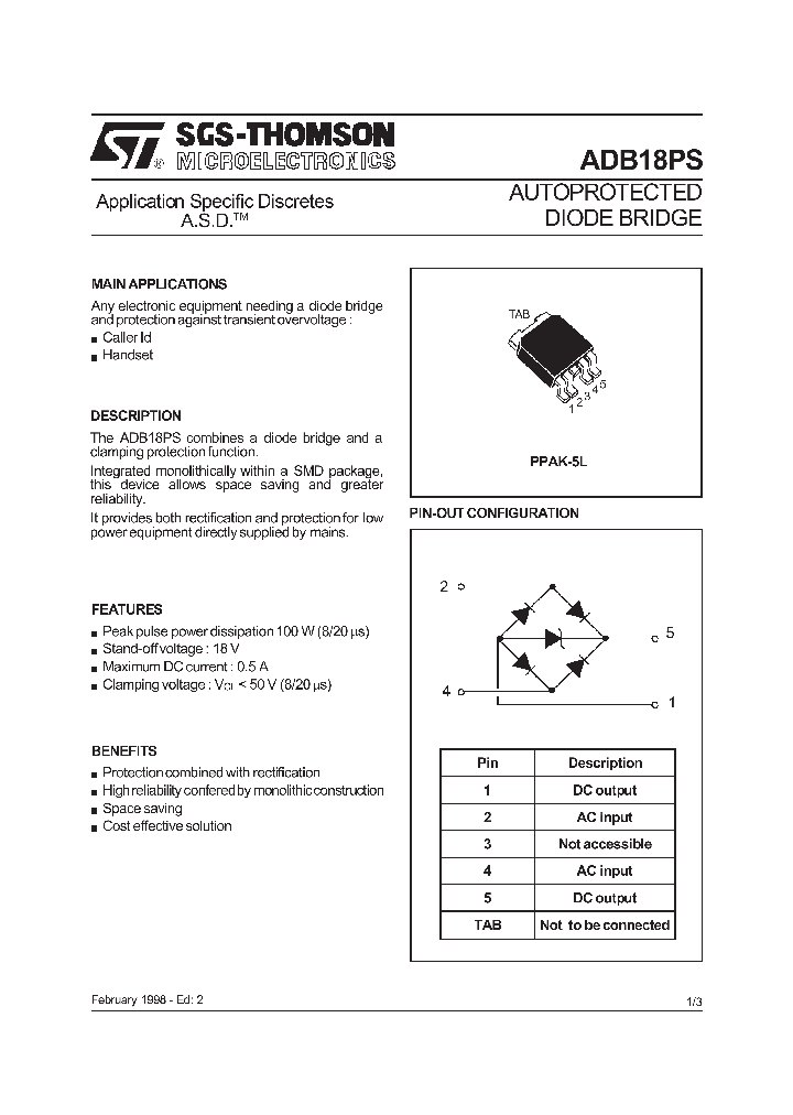 ADB18PS_534730.PDF Datasheet