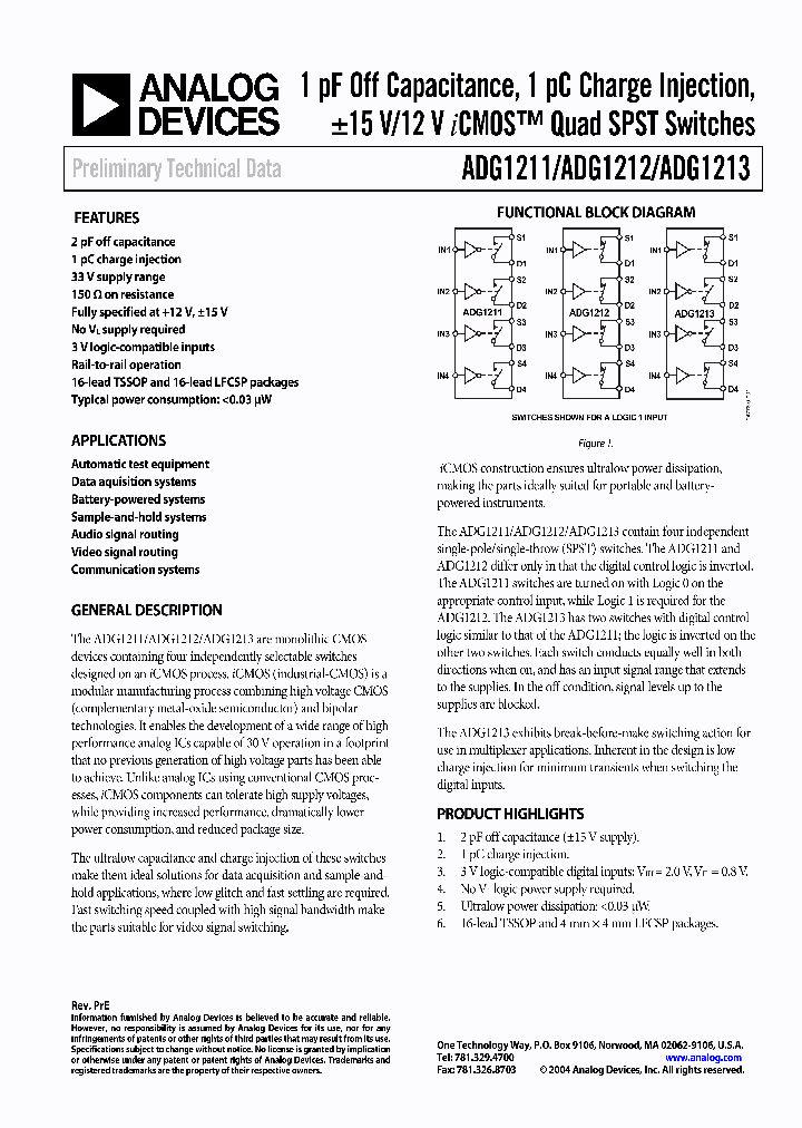 ADG1212YRU-U2_549822.PDF Datasheet