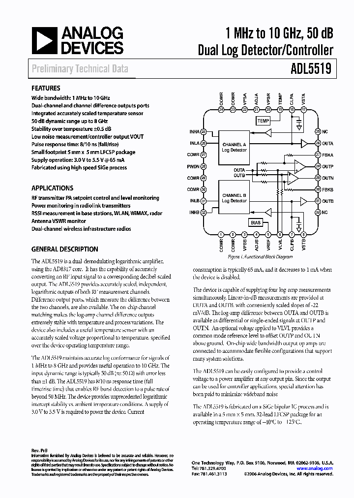 ADL5519_503579.PDF Datasheet