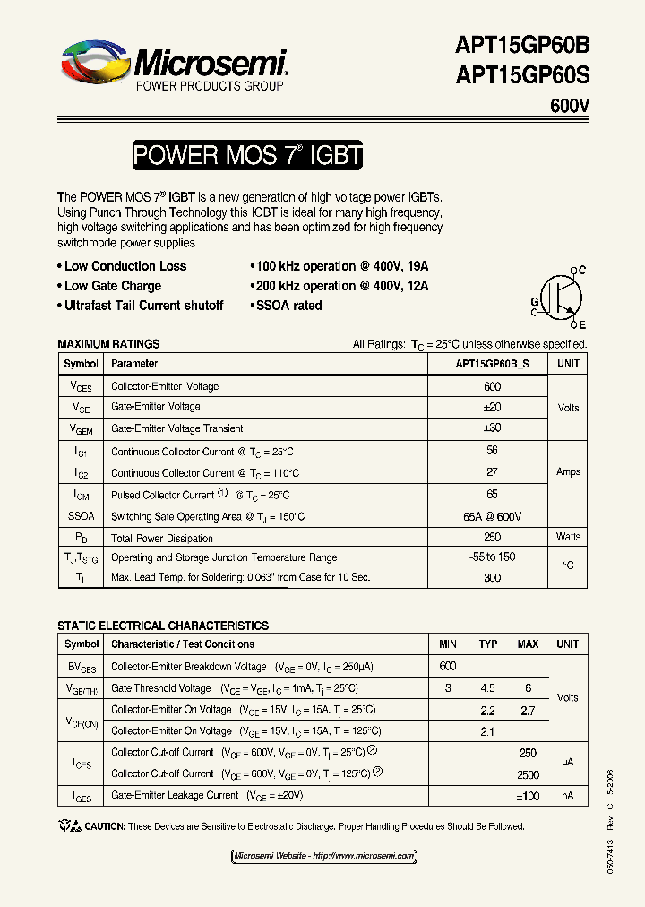 APT15GP60B_496501.PDF Datasheet