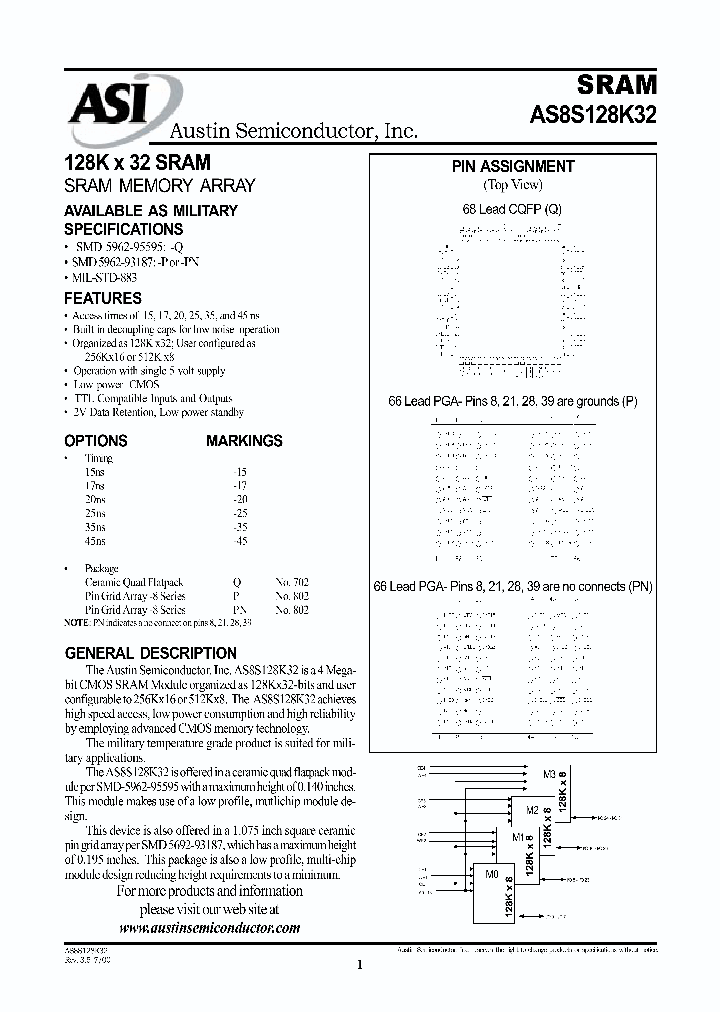 AS8S128K32_501778.PDF Datasheet