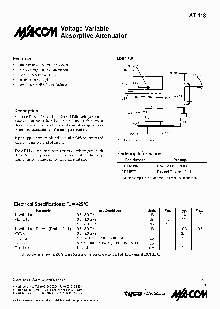 AT-118TR_531492.PDF Datasheet