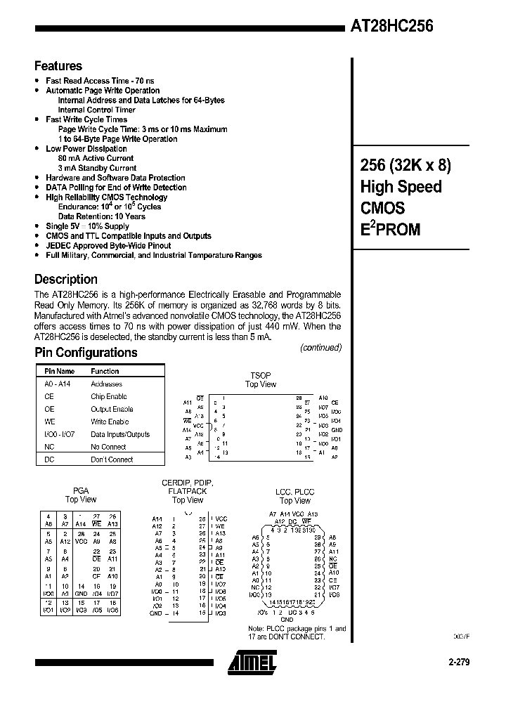 AT28HC256-12DM883_529636.PDF Datasheet