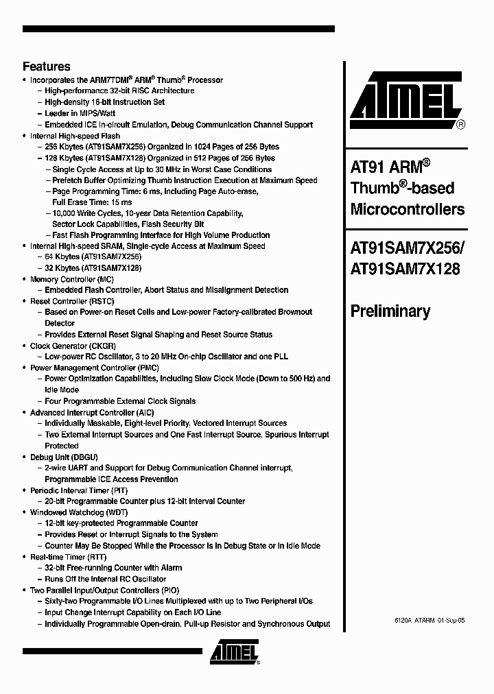 AT91SAM7X256-AU-001_528213.PDF Datasheet