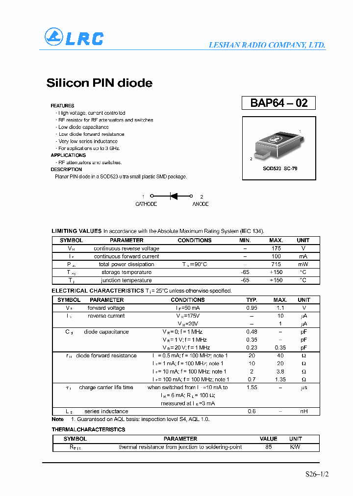 BAP64-02_502336.PDF Datasheet