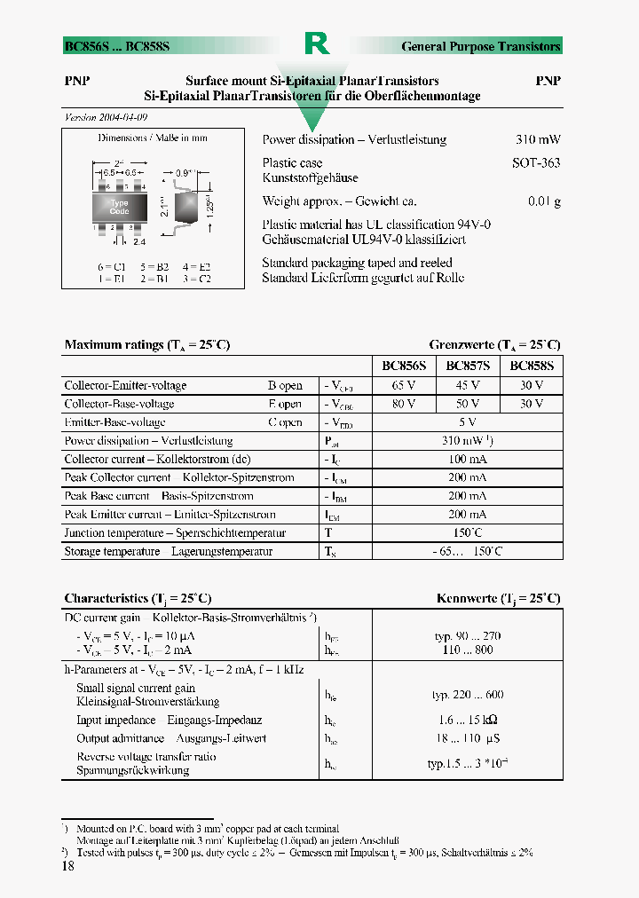 BC856S_497000.PDF Datasheet