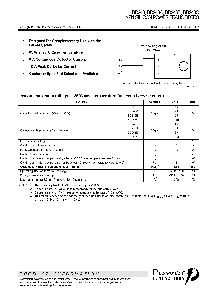 BD243_516330.PDF Datasheet