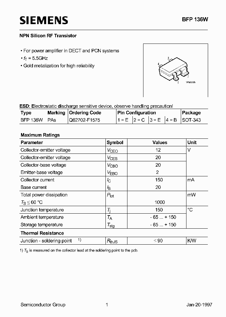 BFP136_501805.PDF Datasheet