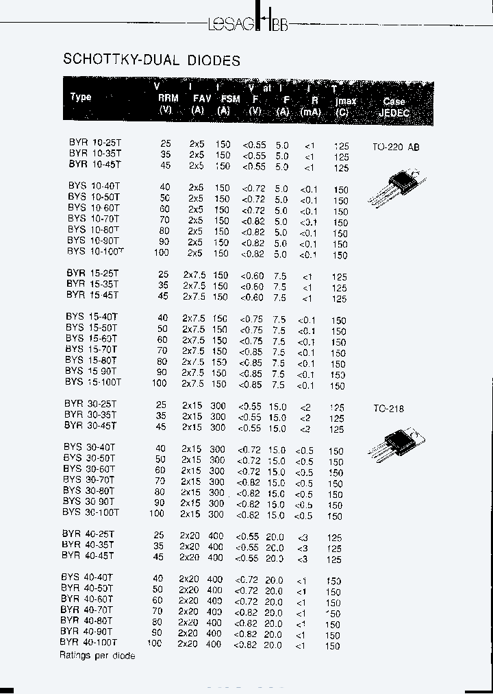 BYS30-40T_487300.PDF Datasheet