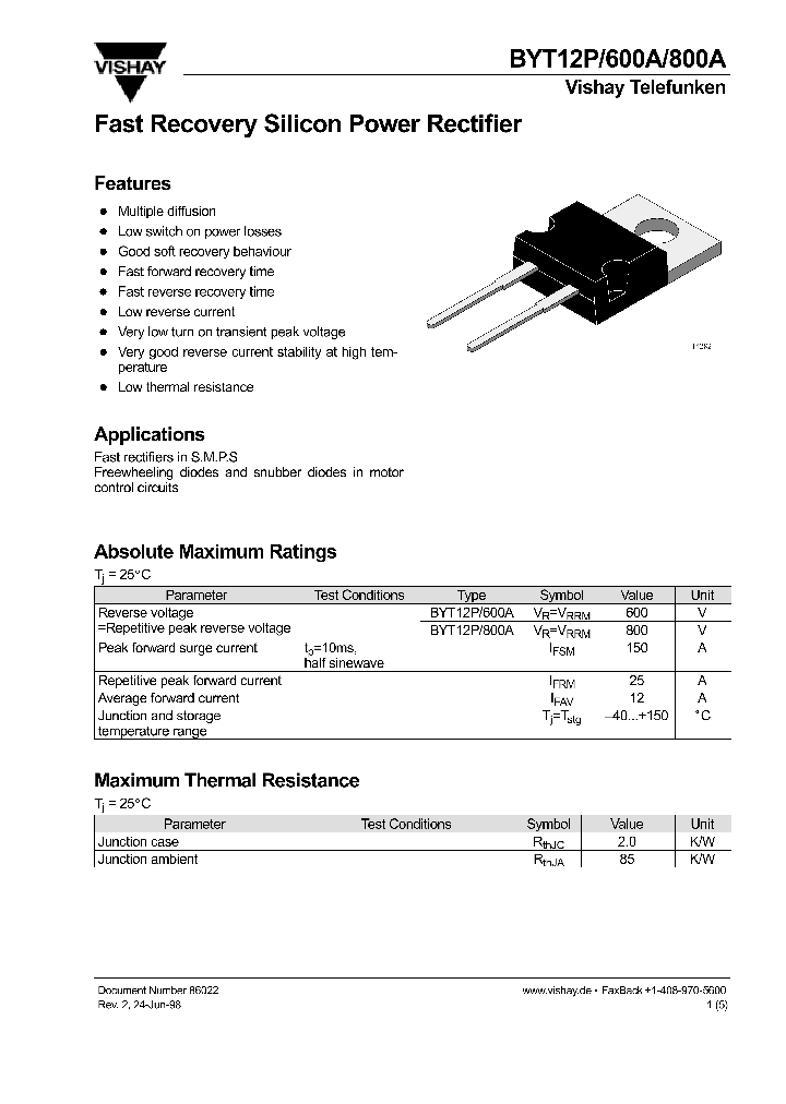 BYT12P800A_501150.PDF Datasheet