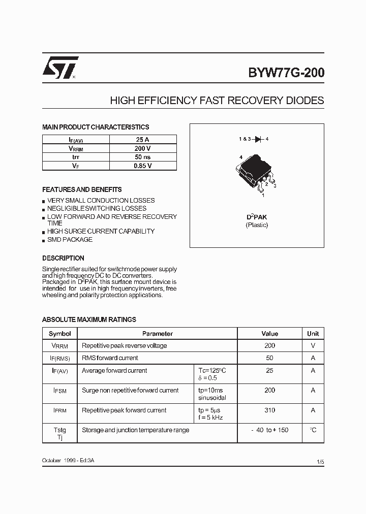 BYW77_491069.PDF Datasheet