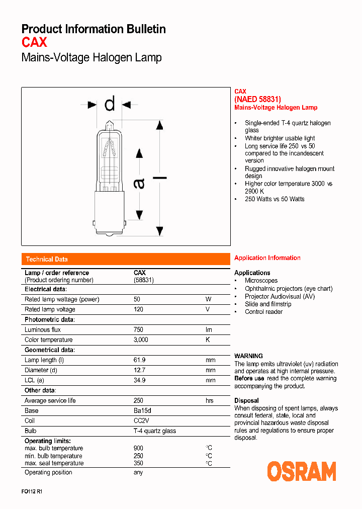 CAX_550524.PDF Datasheet