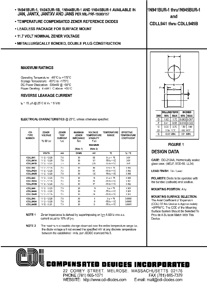 CDLL945A_542554.PDF Datasheet