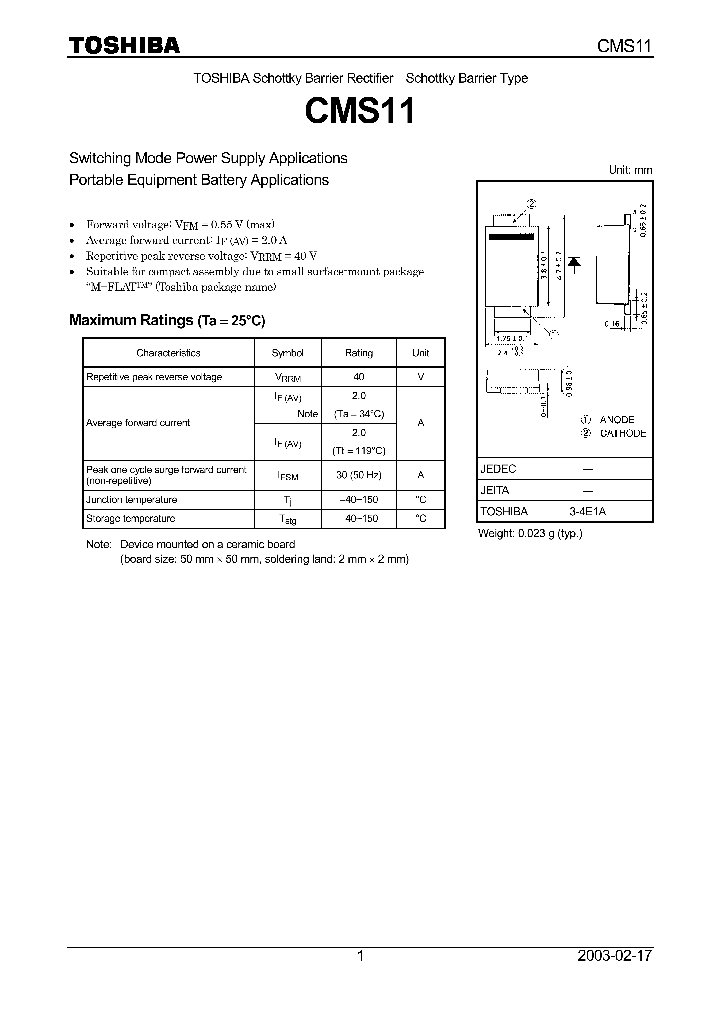 CMS11_498948.PDF Datasheet
