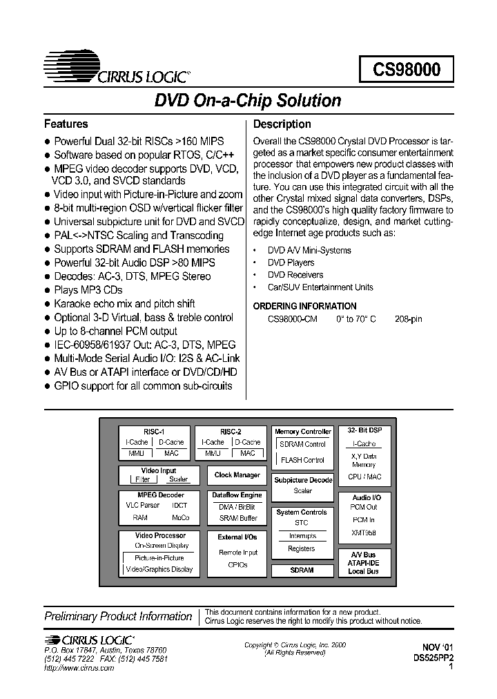 CS98000_502208.PDF Datasheet