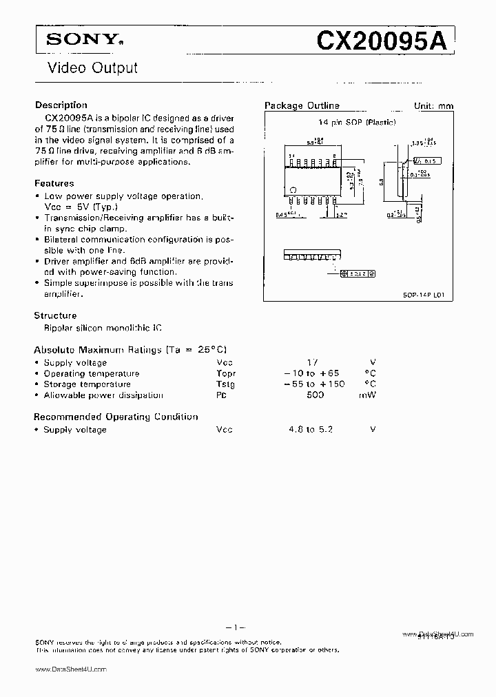 CX20095A_547714.PDF Datasheet