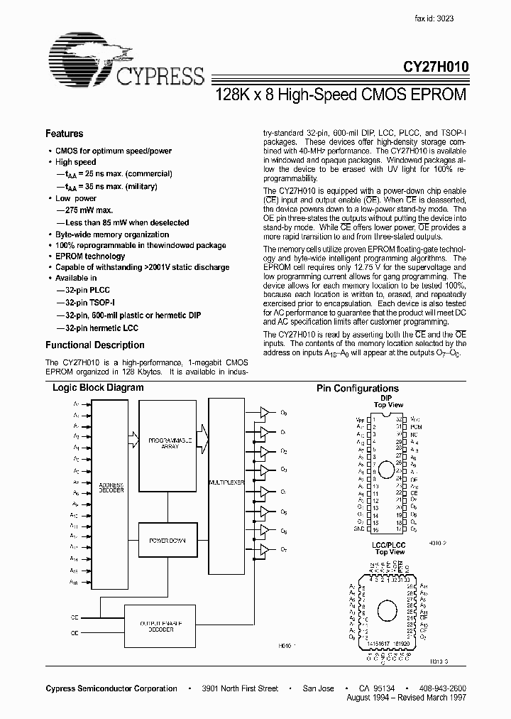 CY27H010-30ZC_490126.PDF Datasheet