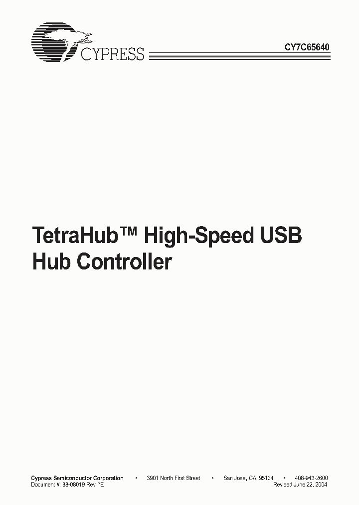 CY7C65640_510803.PDF Datasheet