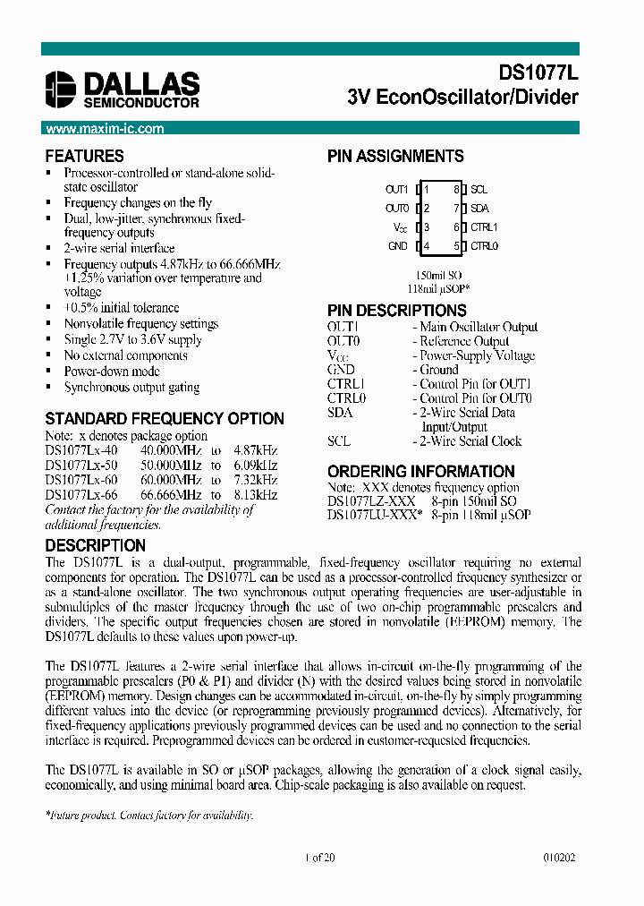 DS1077L_518237.PDF Datasheet