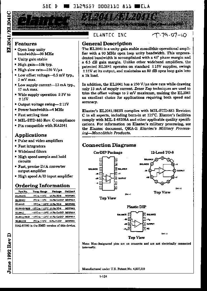 EL2041_539030.PDF Datasheet