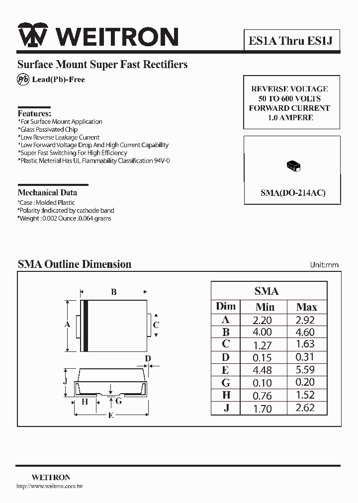 ES1J_506730.PDF Datasheet