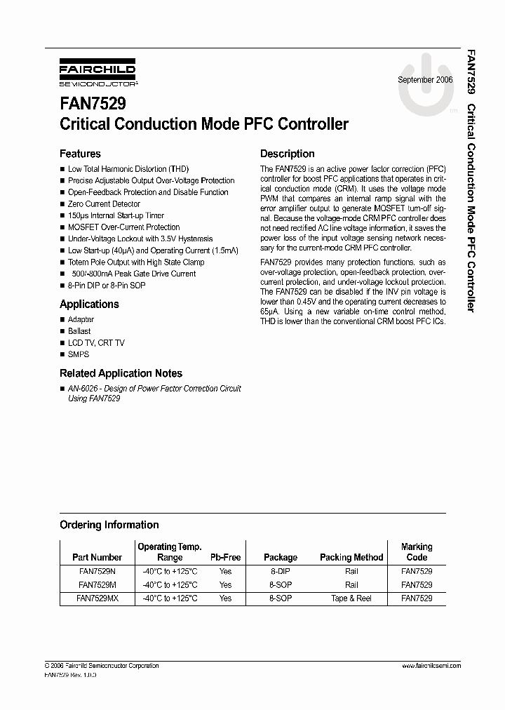 FAN7529M_516637.PDF Datasheet