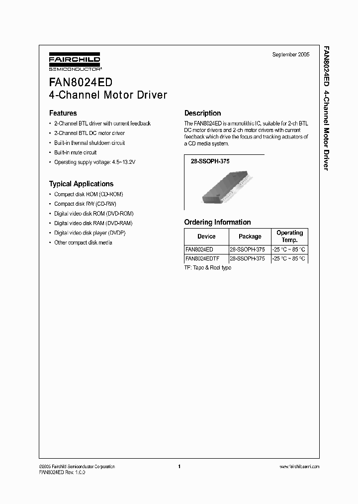 FAN8024ED_488113.PDF Datasheet