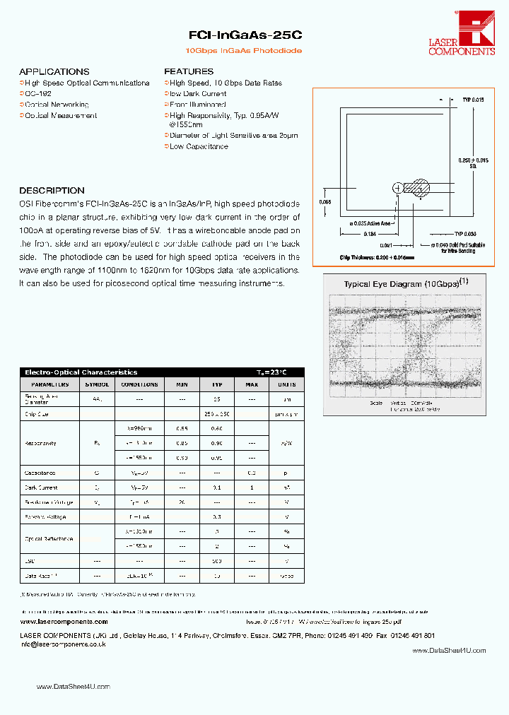 FCI-INGAAS-25C_557005.PDF Datasheet