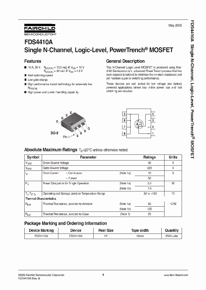 FDS4410A_488760.PDF Datasheet