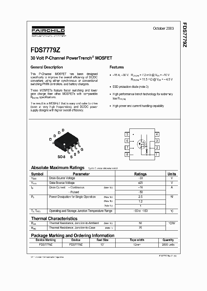 FDS7779Z_524344.PDF Datasheet