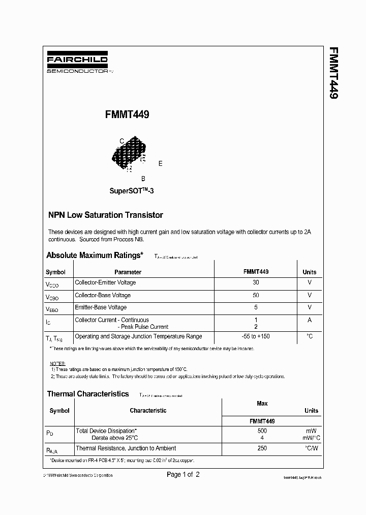 FMMT449_511719.PDF Datasheet
