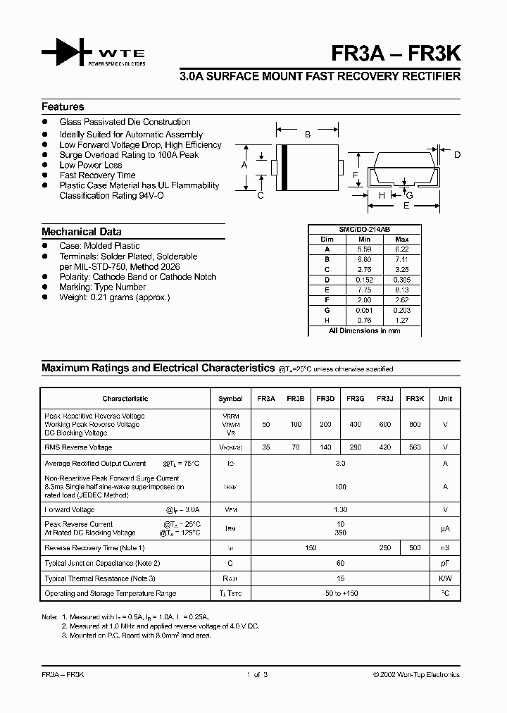 FR3J-T1_539796.PDF Datasheet