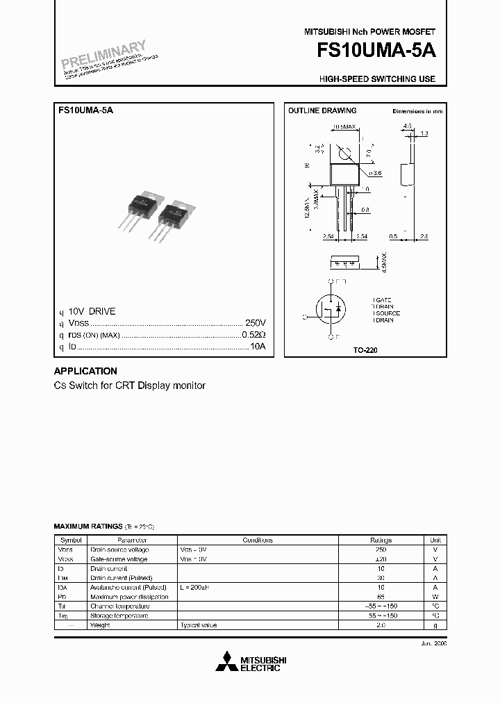 FS10UM-5_551134.PDF Datasheet
