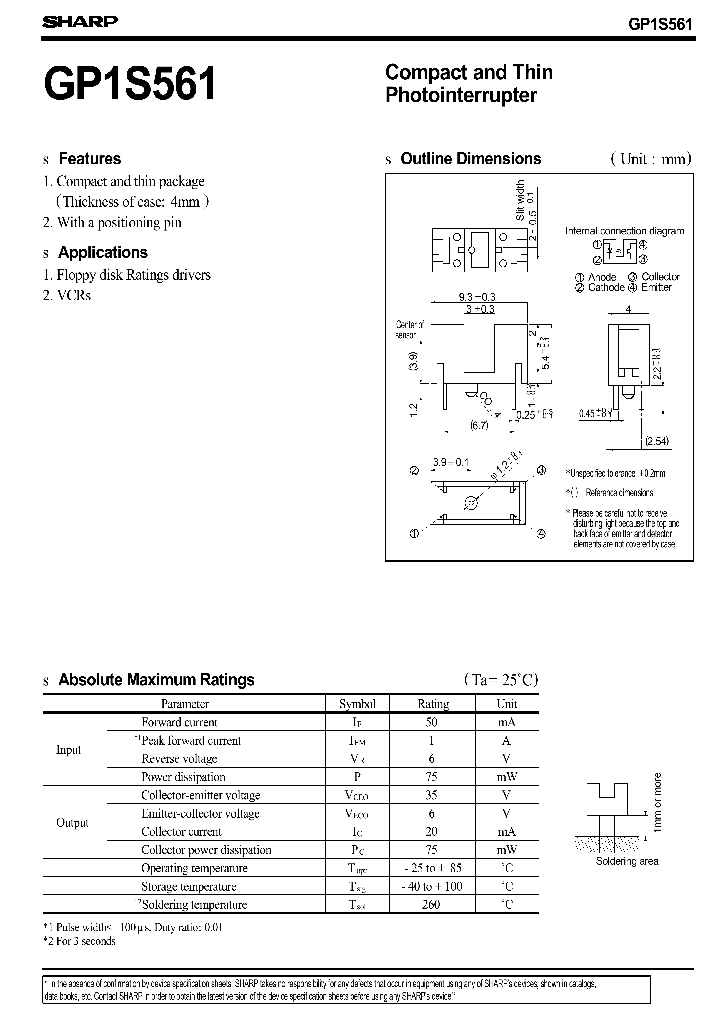 GP1S561_535947.PDF Datasheet