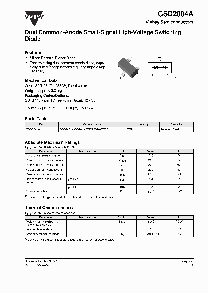 GSD2004A_533102.PDF Datasheet