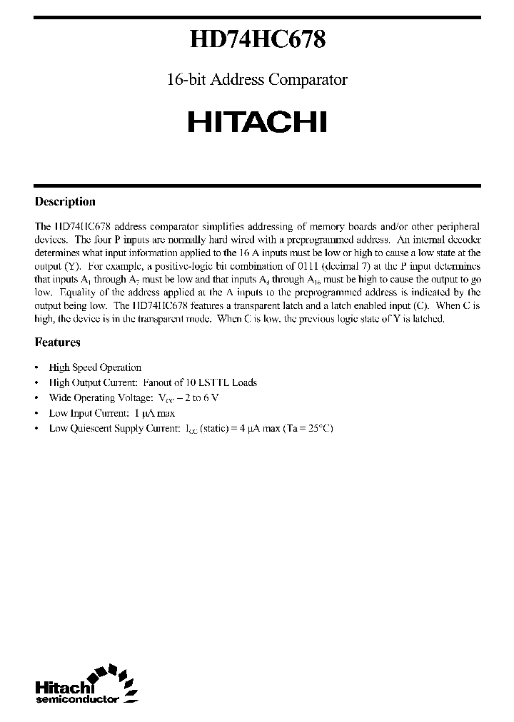 HD74HC678_542242.PDF Datasheet