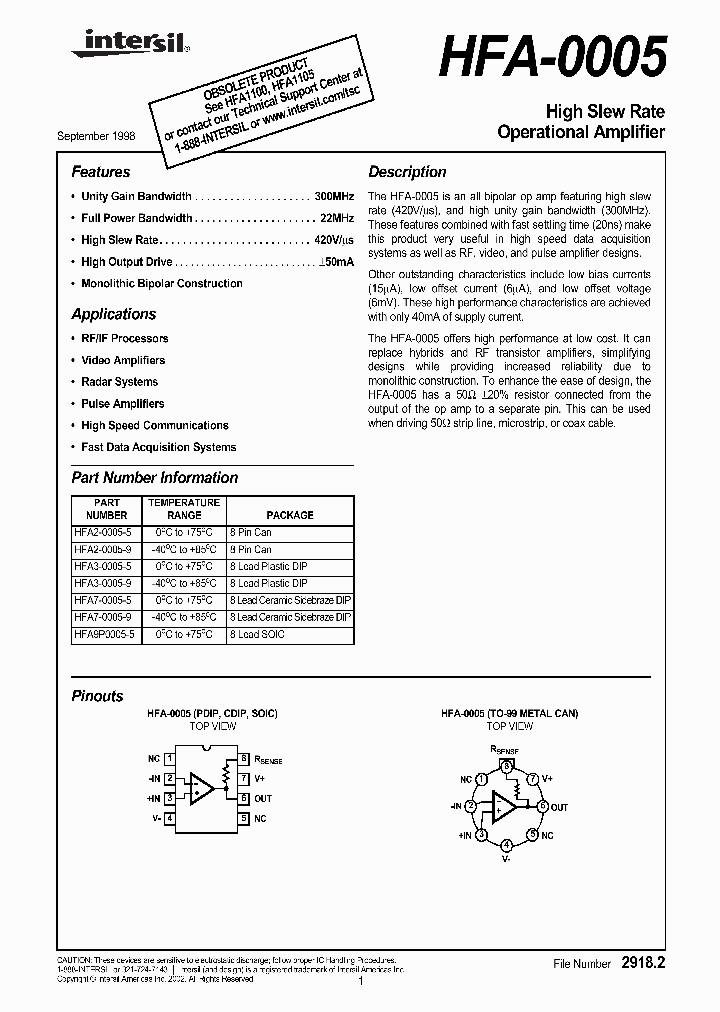 HFA7-0005-9_495143.PDF Datasheet