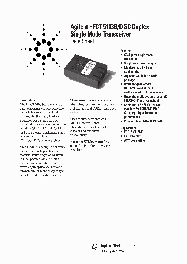 HFCT-5103B_501237.PDF Datasheet