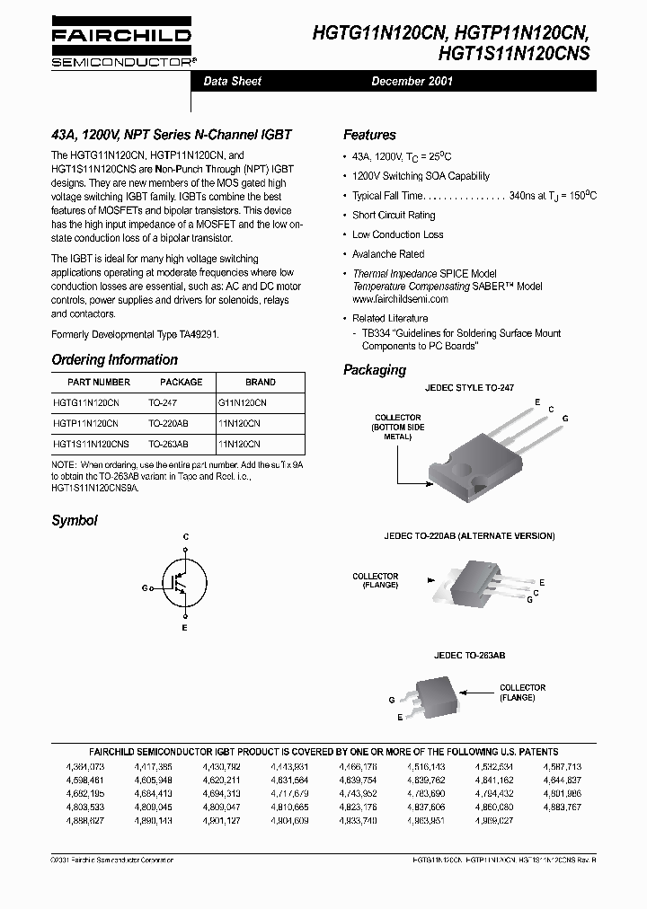 HGT1S11N120CNS_551207.PDF Datasheet