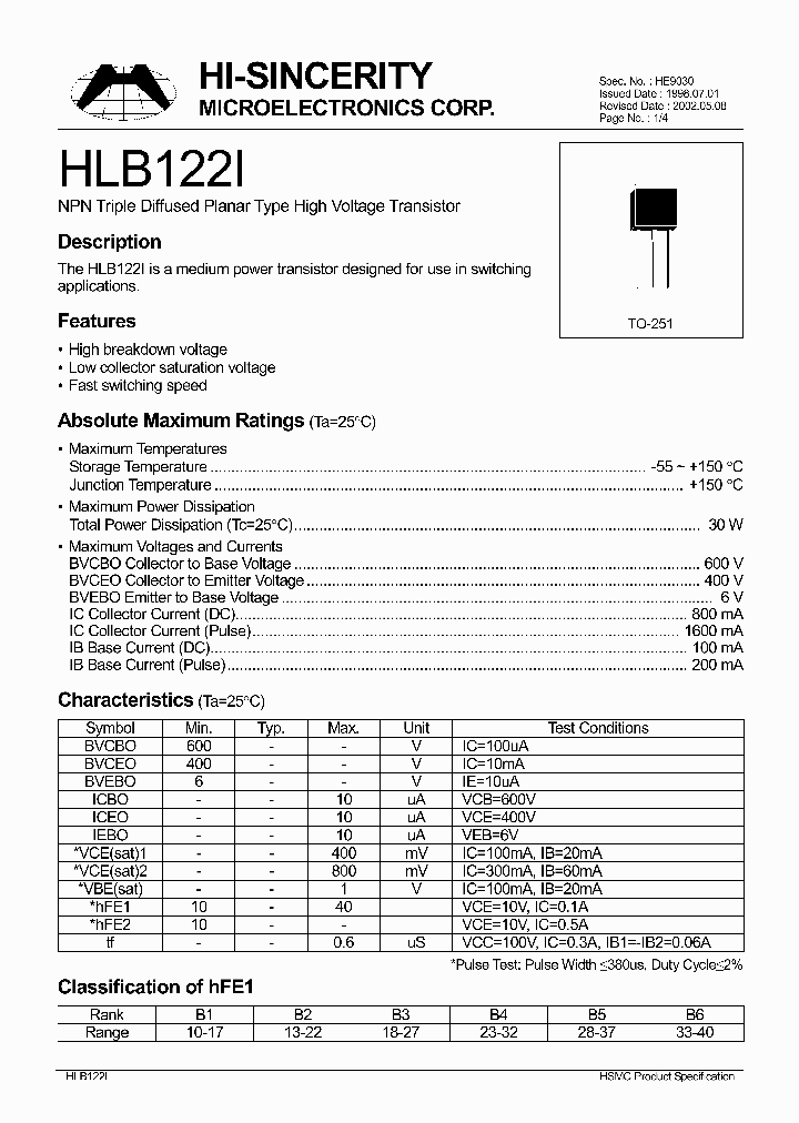 HLB122I_504704.PDF Datasheet