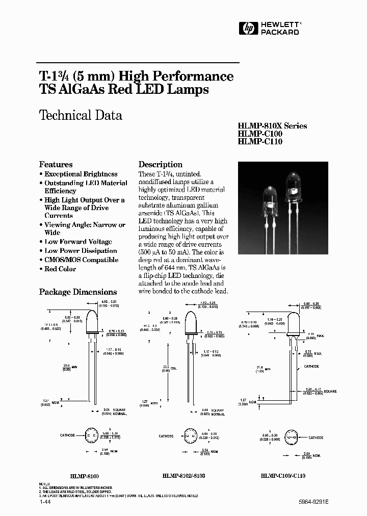 HLMP-C100_537071.PDF Datasheet