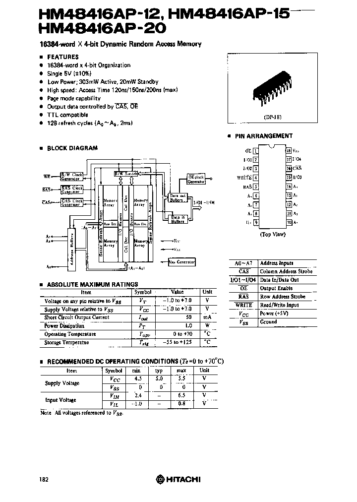 HM48416AP_512396.PDF Datasheet