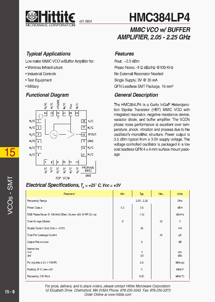 HMC384LP4_540165.PDF Datasheet