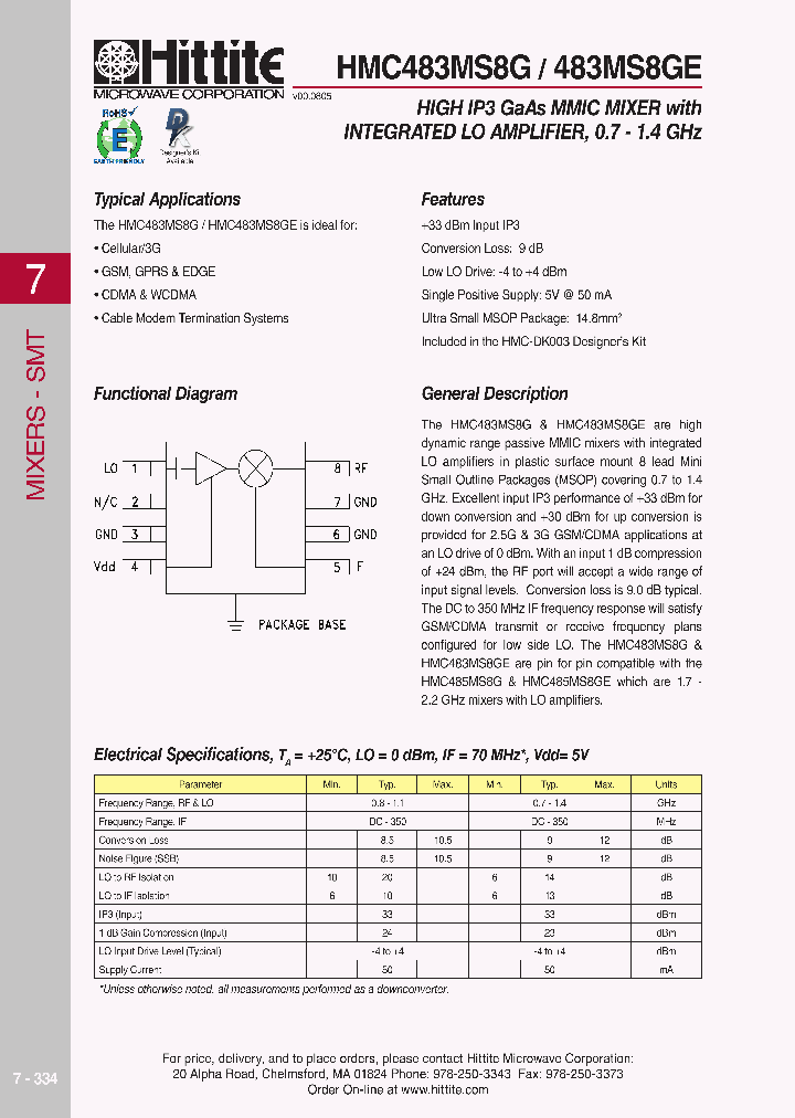 HMC483MS8GE_549574.PDF Datasheet