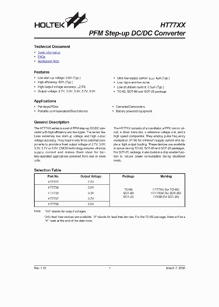 HT7750_531762.PDF Datasheet