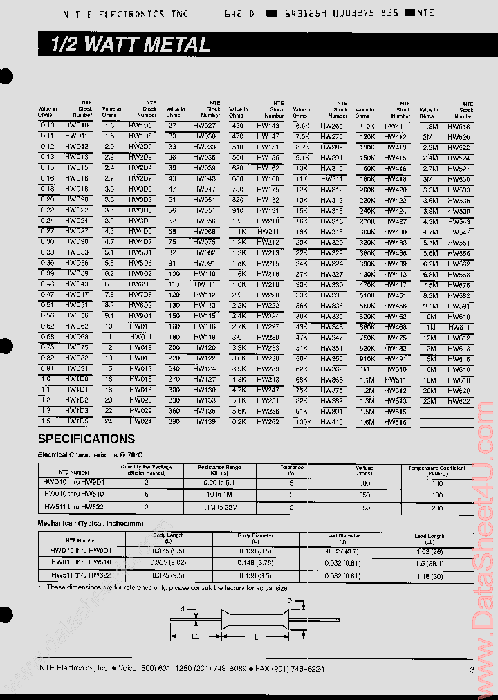HW291_512798.PDF Datasheet