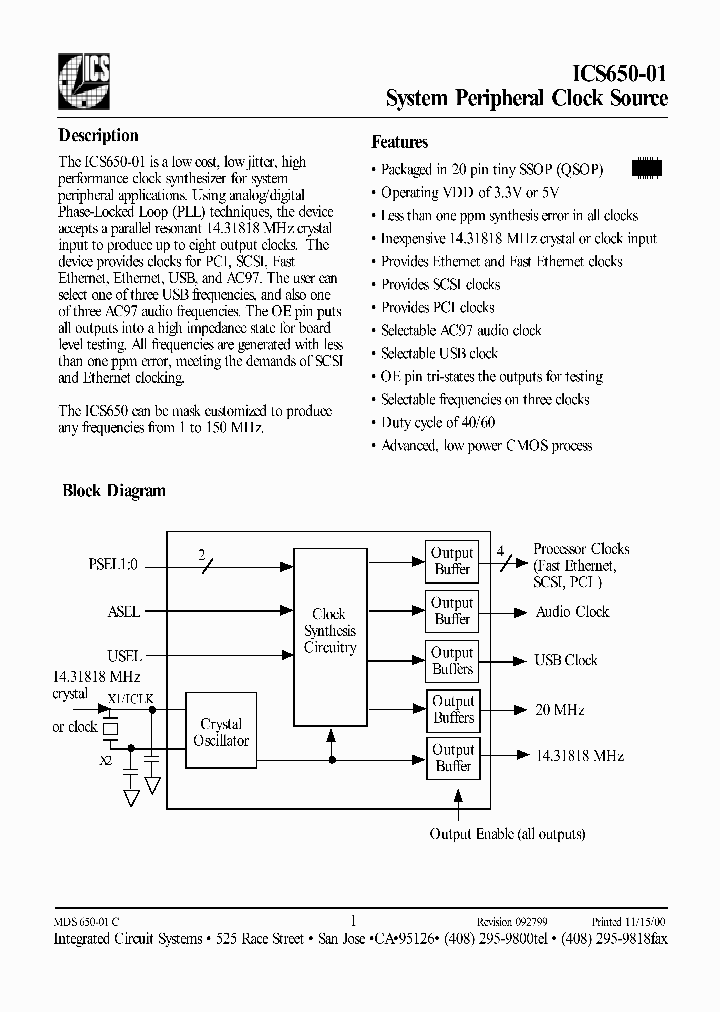 ICS650-01_530738.PDF Datasheet