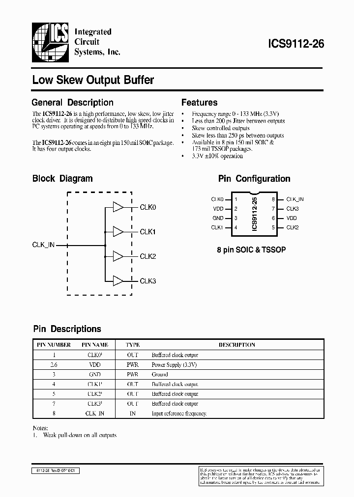 ICS9112-26_530163.PDF Datasheet