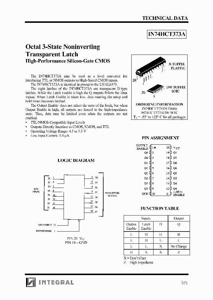 IN74HCT373A_488358.PDF Datasheet